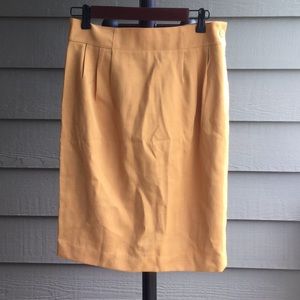 Designer gold skirt